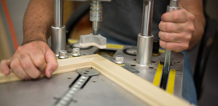 Handcrafted frames from the highest quality woods.